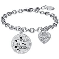 Bracciale Luca Barra Donna in Acciaio BK2346